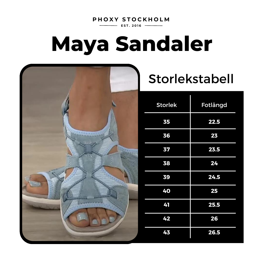 Maya Sandaler - Ortopediska Sandaler För Komfort Och Smärtlindring