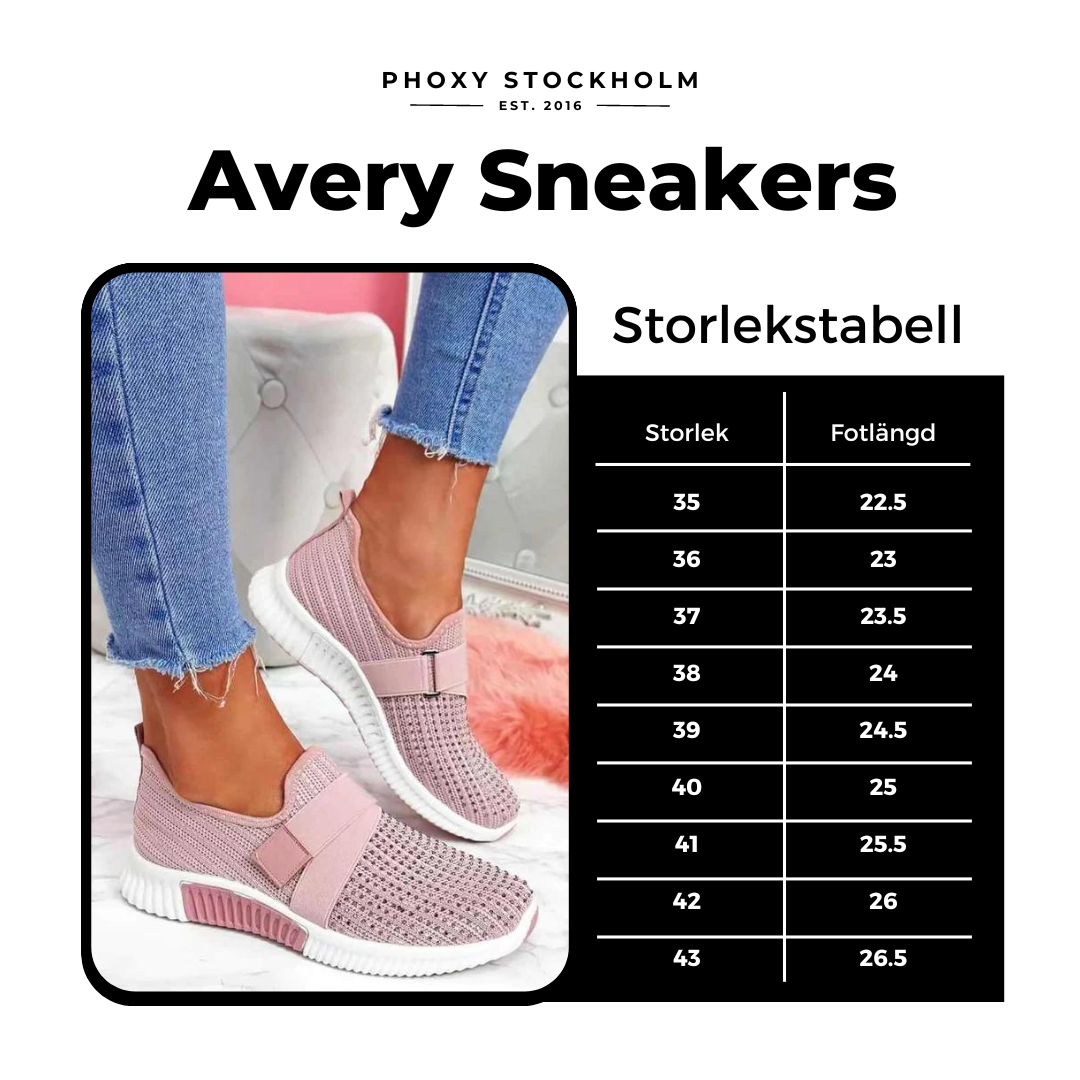 Avery Sneakers - Andningsaktiva Och Lätta Sneakers I Kristall