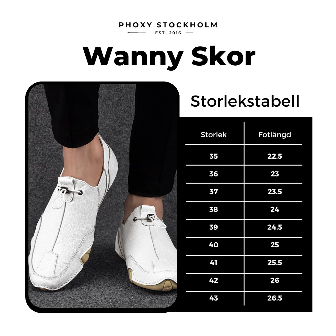 Wanny Skor - Bekväma Barfota Skor Tillverkade Av äKta Läder (UNISEX)