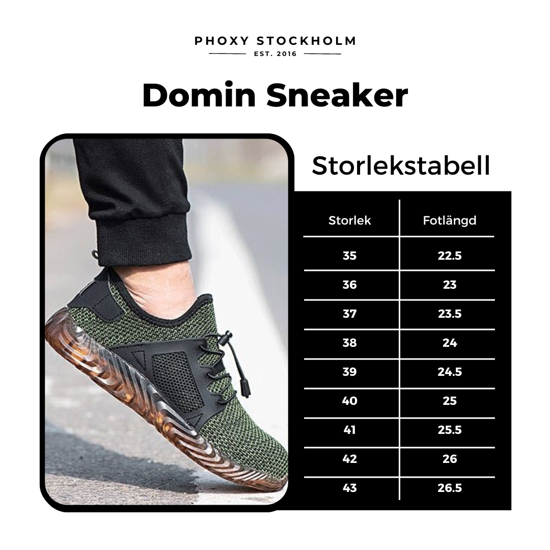 Domin Sneaker - Lätta Ademende Factory Sneakers