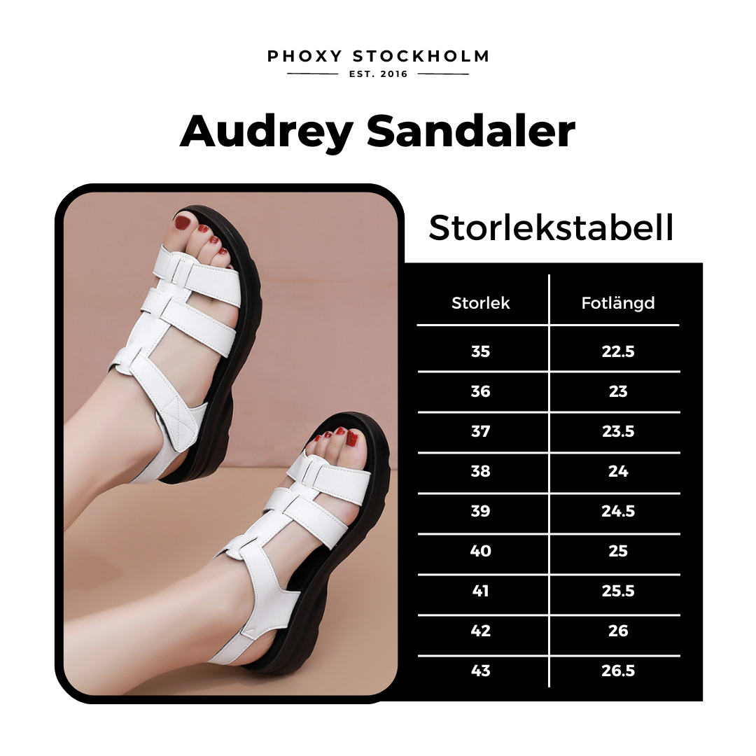 Audrey Sandaler - Moderiktiga Smärtlindrande Sandaler För Kvinnor