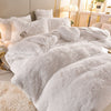 Plush Dreams - 5 Uppsättningar Lyxigt Fleece-sängkläder (+ Gratis Hjärtkudde)