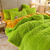 Plush Dreams - 5 Uppsättningar Lyxigt Fleece-sängkläder (+ Gratis Hjärtkudde)