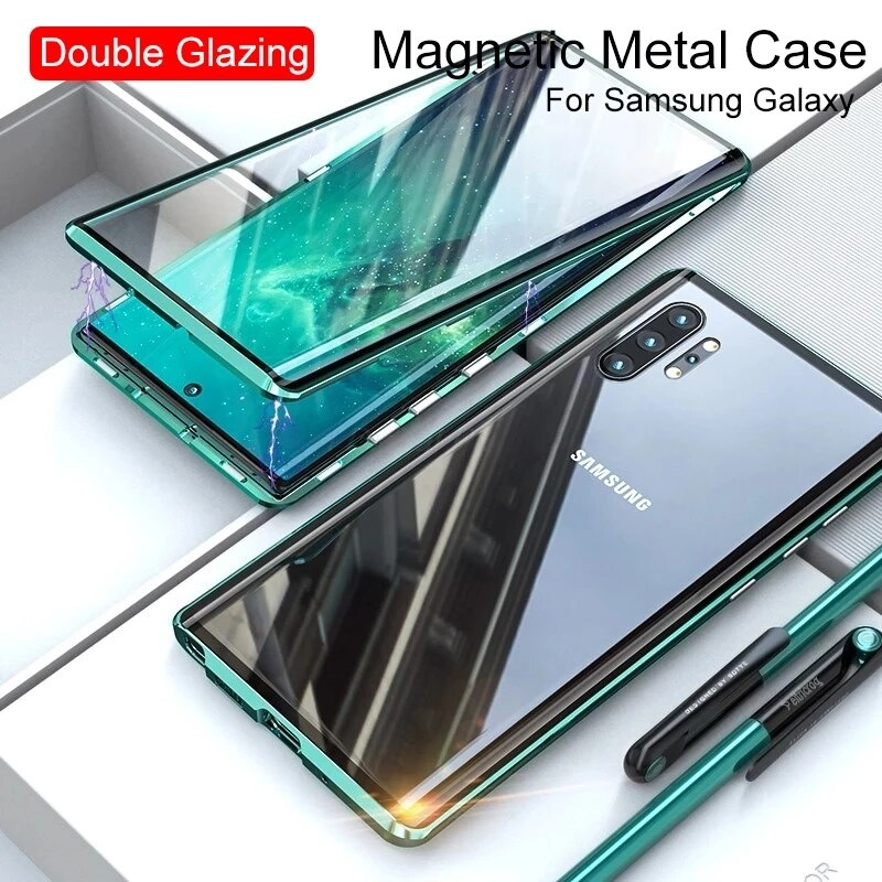 StrongCover™ - Magnetiskt Härdat Glas För Samsung