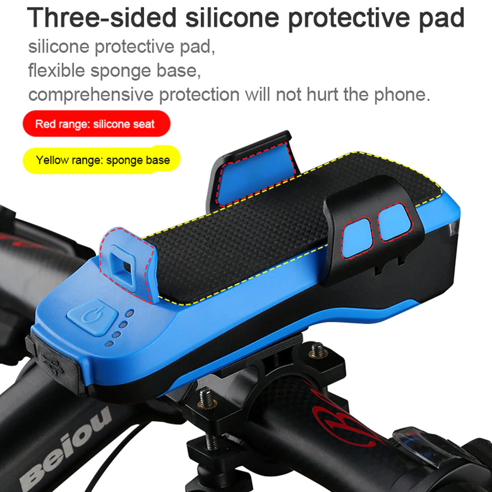 4 i 1 telefon cykelhållare