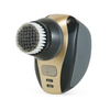Front facing view of flexseries device with exfoliator brush attached.