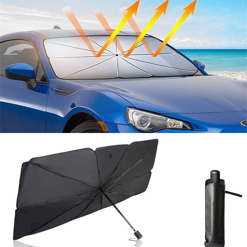 Bilens vindruta solskyddsskärm Paraply uppfällbar