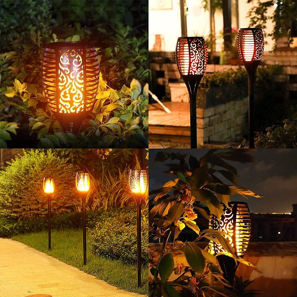 Solar Flame Torch | Garden Light | Waterproof - WestNest.in
