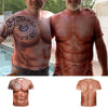 Ladda upp bild till gallerivisning, Muskel tatuering T-Shirt