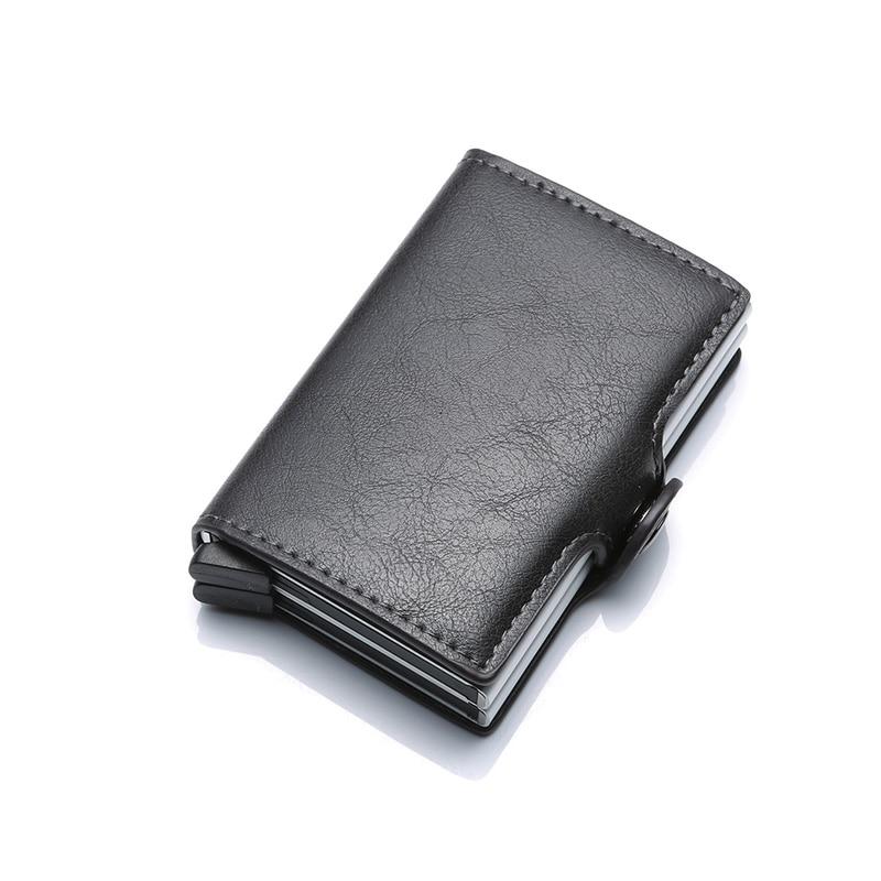 Anti-RFID modern kompakt plånbok
