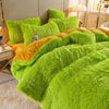 Plush Dreams - 5 Uppsättningar Lyxigt Fleece-sängkläder + Gratis Hjärtkudde
