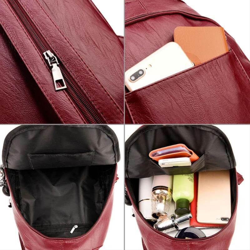 Modern Bag™ - Kvinnors Ryggsäck I Läder