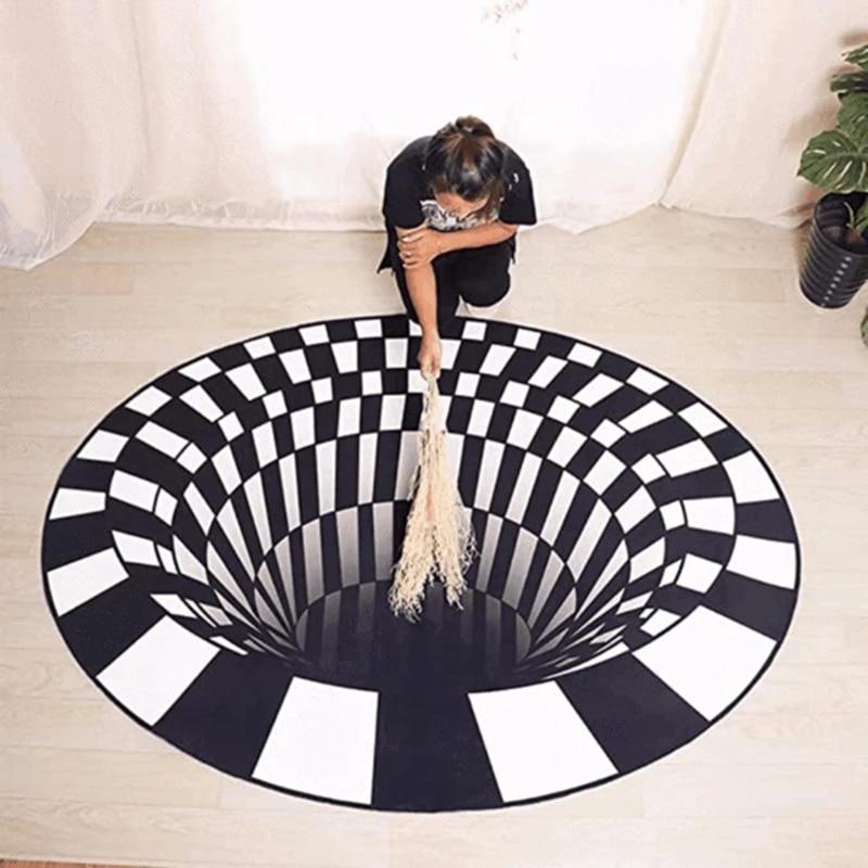 Vortex Illusion Carpet | 3D-matta