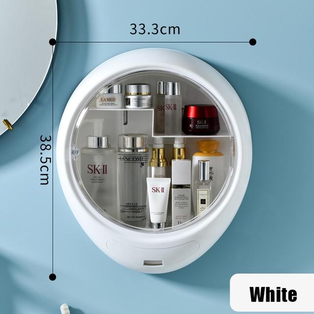 Minimalistiskt badrum väggmonterat skåp